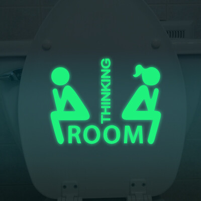 

〖Follure〗Bathroom Luminous Sticker Toilet Fluorescent Wall Sticker Removable Sticker