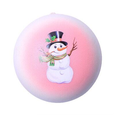

Gotoamei Hot Christmas Snowma Bread Slow Rising Scented Relieve Stress Toy Key Pendant