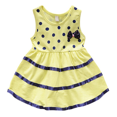 

Summer Baby Girls Princess Dress Children Kids Cute Clothes Summer Sleeveless Dresses Vestidos Baby Clothing