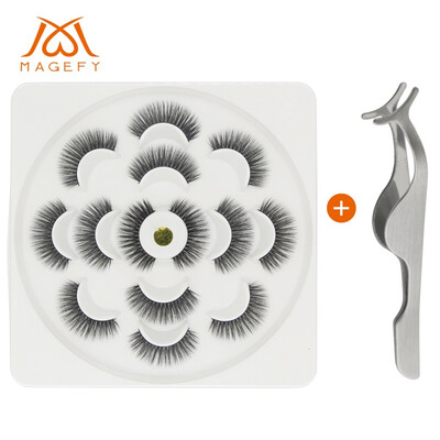 

〖Follure〗7 Pairs Of Lotuses With 3D Mink False Eyelashes And Natural Dense Eyelashes