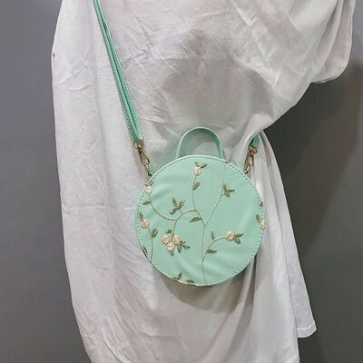 

New Style Women Handbags Bags Purse Shoulder Handbag Tote Round Messenger Hobo Satchel Bag Cross Body Floral Fashion Hot 2019
