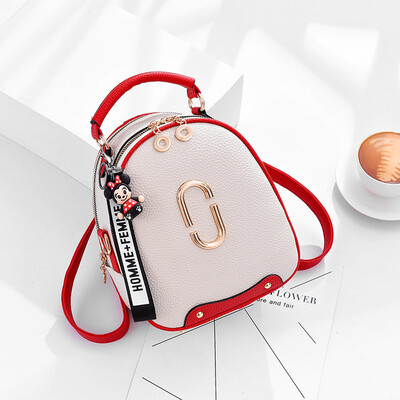 

Summer young womens bag spring style fashion foreign air double shoulder backbag single shoulder oblique satchel bag