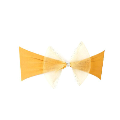 

Chair Sash Bow Elastic Chair Ribbon Back Tie Bands for Wedding Party Ceremony Banquet