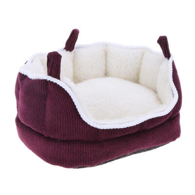 

Animal Winter Warm Bed House Washable Hamster Squirrel Rabbit Nest Pet Sofa