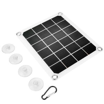 

10W 5V Portable Double USB Port Flexible High Efficiency Sunpower Polycrystalline Solar Panel Power Kit