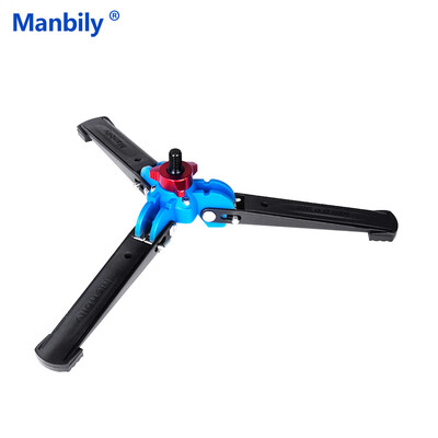 

Manbily -1 Portable Universal Mini Three Feet Support Tripod Stand Base Monopod Stand for Monopod Ball Head with 38" Screw
