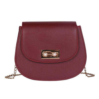 

Retro Flap Splicing Color Shoulder Handbags Women Small Chain Messenger Bag