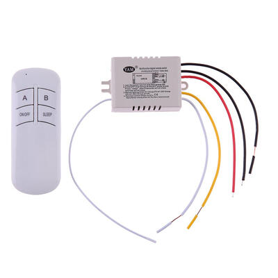 

Wireless ONOFF 220V Lamp Remote Control Switch Receiver Transmitter