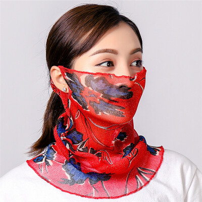 

Variety bib female collar sunscreen mask sunscreen veil spring&summer sunscreen scarf scarves sunscreen mask dust