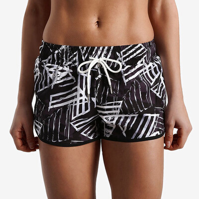 

Tailored Woman Fashion New Printing Comfortable Trend White Side Ladies Fitness Shorts