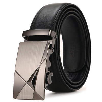 

New Mens Alloy Buckle Belts Leather Automatic Buckle Male Business Belts Casual Fashion Man Brand Belts