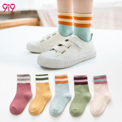 

9i9 5 double autumn&winter striped baby socks 1900303 A 3-5 years old