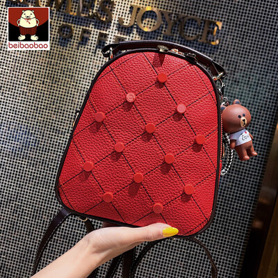 

Ins shoulder bag small backpack women 2019 new Korean version of Joker multi-purpose bag fashion shoulder Messenger bag