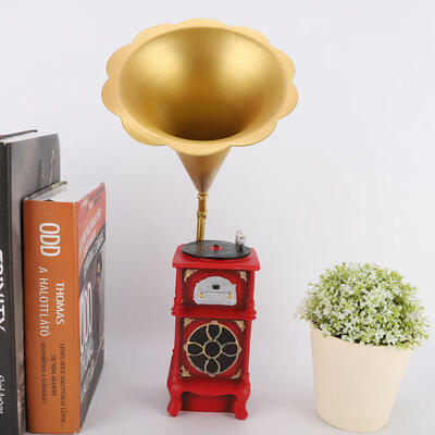 

Greensen Vintage Phonograph Gramophone Model Home Cafe Decor Ornaments