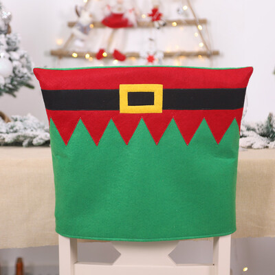 

Tailored Christmas Decoration Chair Covers Placemat Dining Seat Santa Claus Home Party De