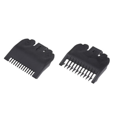 

2PCS Cutting Guide Comb Hairdressing Tool 15mm 3mm Set Colorful Limit Comb Set Compatible with WAHL Electric Hair Clipper