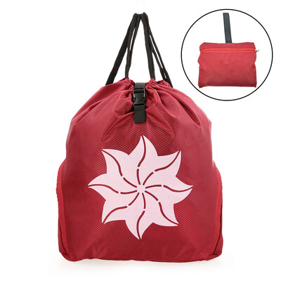 

22L Foldable Drawstring Backpack Bag Outdoor Sports Gym Sack Pack Travel Storage Bag Beach Bag