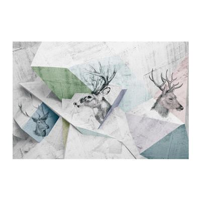 

Bathroom Anti-skid Self-adhesive 3D Elk DIY Waterproof Toilet Floor Sticker