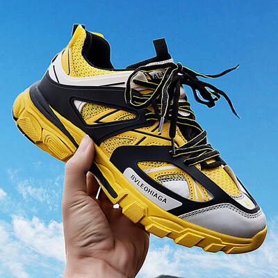

Mens shoes 2019 new summer Korean version of the trend sports running casual tide shoes wild mens old network red shoes