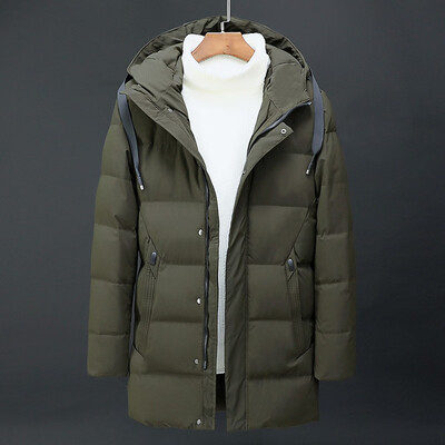 

Toponeto Men Casual Winter Solid Warm Zipper Long Sleeve Hooded Jacket Coat Outwear Tops
