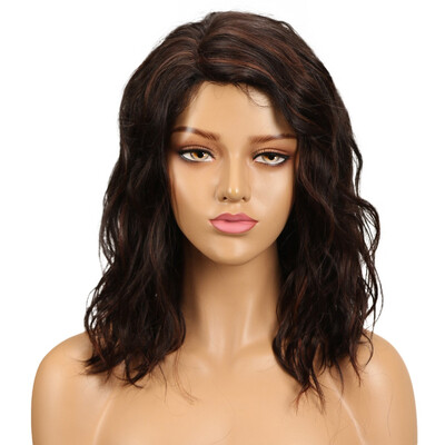 

Noble Brazilian Water Wave Human Hair Wigs Remy Water Wave Wig Perruque Cheveux Humain Free Shipping