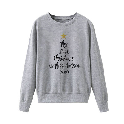 

Tailored Fashion Womens Casual Solid Color Letter Print Long Sweatshirt Sweater Top