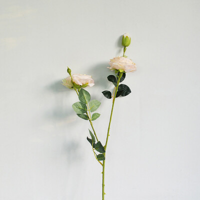 

Artificial Camellia Flower 3 Head Plant Fake Photographic Prop Wedding Decor