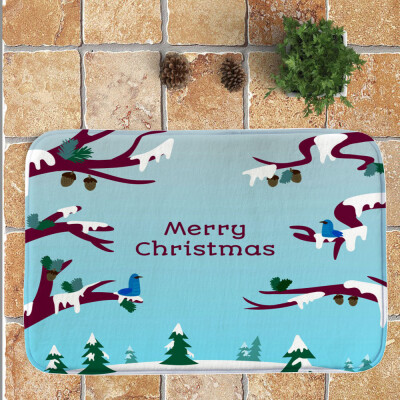 

Tailored Christmas Festival Entrance Door Bathroom Mat Indoor Bath Decor