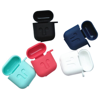 

Silicone Case for Apple AirPods Wireless BT Headset Protective Storage Box Cover Pouch