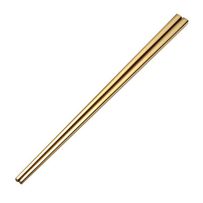 

1 Pair 235cm Stainless Steel Reusable Non-Slip Chopsticks Kitchen Flatware