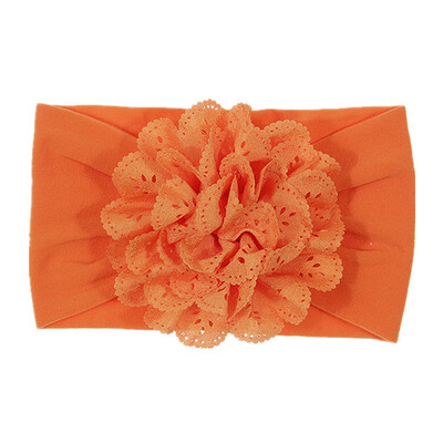 

15 colors Newborn Floral HeadBand Baby Lace Flower Headwrap Infant Elastic Headband Toddler Hair Turban Headwear