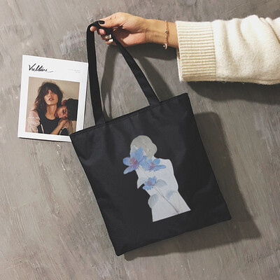 

Tailored Fashion Women Canvas Printing Cartoon Shoulder Bags Messenger Bags Handle Bags