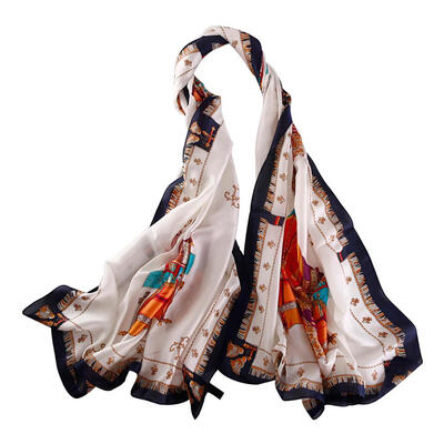 

Fashion Women Warm Shawl Floral Print Rectangular Scarf Casual Decoration