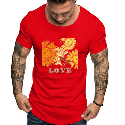

Toponeto Men Fashion Solid Printing Style Cotton Design T-shirt Casual Shirts Tops Blouse