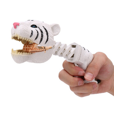

Tailored Tiger Animal Figures Grabber Claw Game Snapper Pick Up Claw Novelty Kids Gift