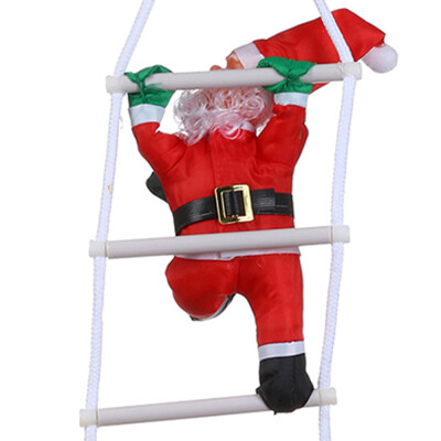 

Gobestart Santa Claus on ladder Christmas Decoration Pendant Hanging Decor