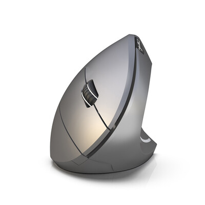 

HXSJ T29 Wireless Mouse BT30 Vertical Optical Mouse 3 Adjustable DPI Ergonomic Design for Windows Android SystemGrey