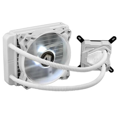 

ID-COOLING ICEKIMO 120W Pure White Water Cooler CPU Radiator Cooling Fan