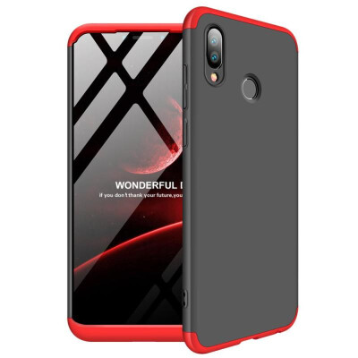 

MOONCASE Huawei Honor Play three-section all-inclusive shield - black red
