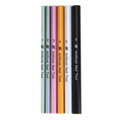 

Toponeto 1Set6pcs Different Size Curve Aluminum Rod Stick Nail Art Tips ToolsNail shape