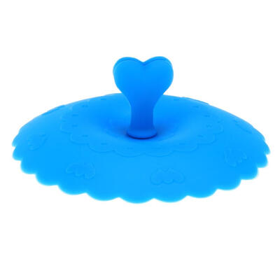

Silicone Heart Shape Anti-Dust Cup Cover Tea Coffee Sealing Lid Cap