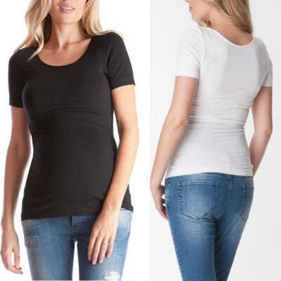 

Women´s Maternity Clothes Nursing Top Breastfeeding T-shirt Summer Short Sleeve new