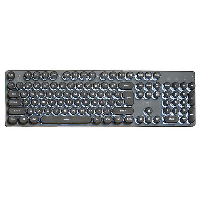 

K100 Steampunk Retro Keycap USB Wired Backlit Gaming Mechanical Keyboard