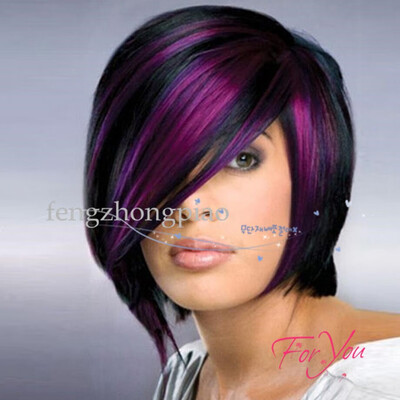 

FZP Fashion Cool Fake Hair Synthetic Full Wig for Women Heat Resistant Short Wigs for Black Women Cheap Pixie Cut Female