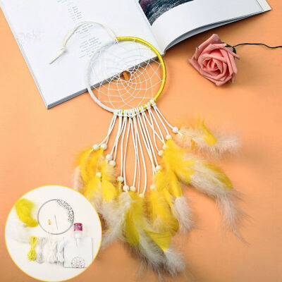 

Home Wall Dream Catcher Indian Style Wind Chimes for Bedroom Decor Wall Hanging Decor for Dream Feather Gift Car DreamCatcher