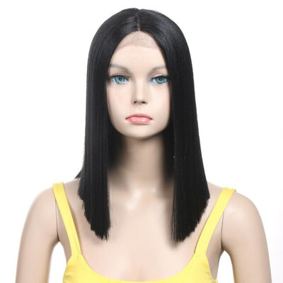 

Noble Hair Synthetic Lace Front Wig Straight Hair 14 Inch Lace Wigs Ombre Hair Synthetic Lace Front Wig