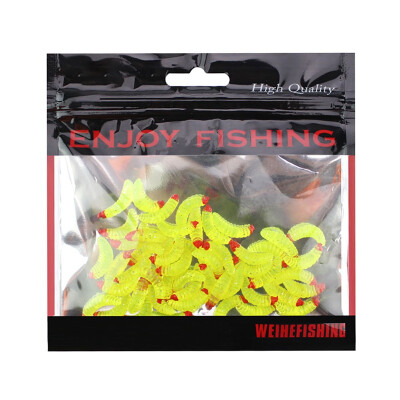 

50pcsset Artificial Fishing Lures False Bread Worm Shaped Lifelike Reusable Soft Worms Artificial Carp Fishing Bait