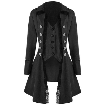 

Clothing For Women Blouse Womens Vintage Tailcoat Jacket Gothic Victorian Frock