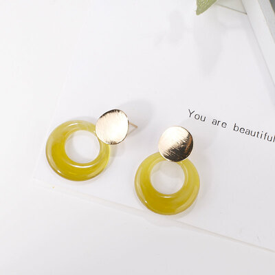 

Flashbuy Drop Earrings Multi Style For Women Alloy Geometric Crystal Findings Girls Acrylic Jewelry Weddings Accessories