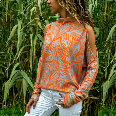 

Off-The-Shoulder Asymmetrical Fashion Women Tops Office Shirt Blouse Casual Tank